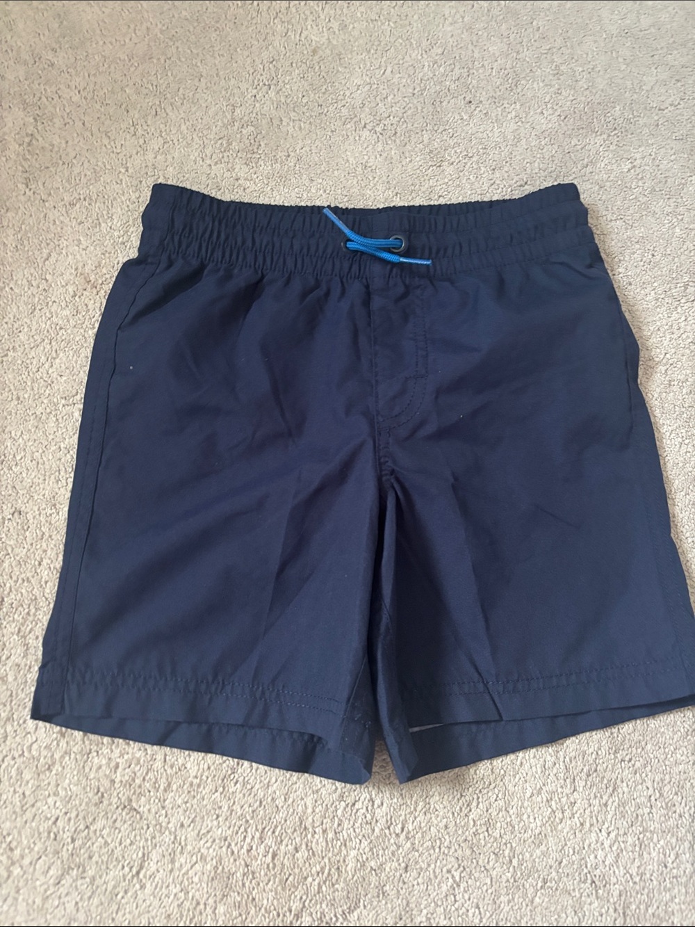 Old Navy Navy Swim Trunks with Blue Drawcord